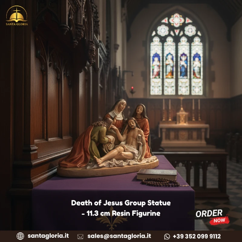 11.3 cm Resin Lamentation Scene