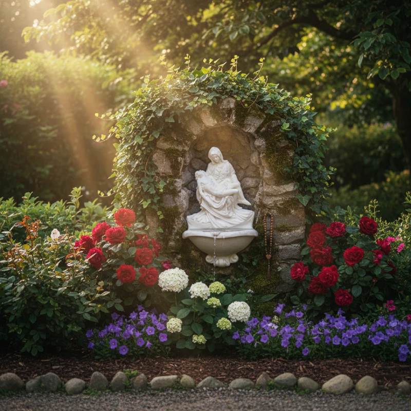 Pietà Wall-Hanging Holy Water Font Price(2)