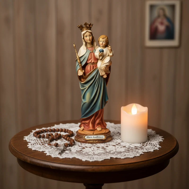 Religious Figurine Our Lady with Child Jesus