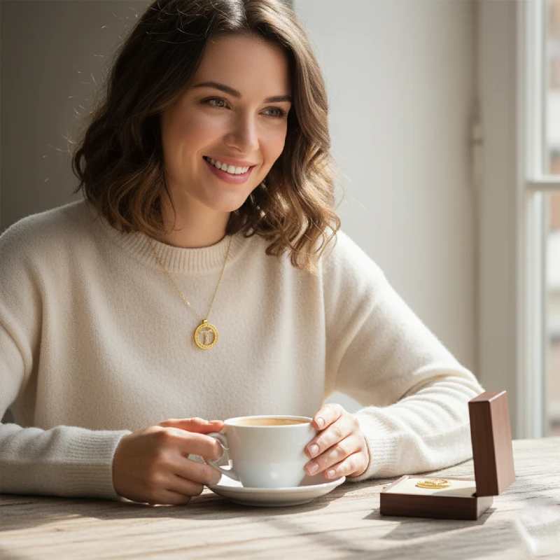 Crystal Tau Cross Pendant