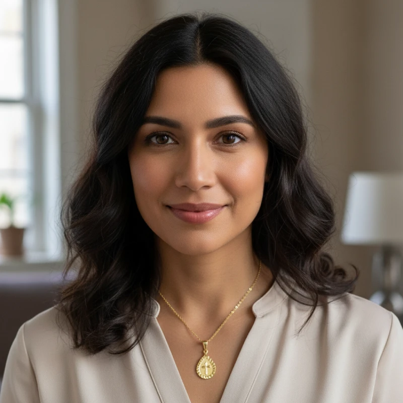 Dainty Gold Cross Necklace