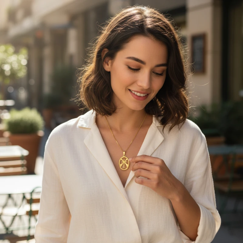 Gold Plated Cross Necklace