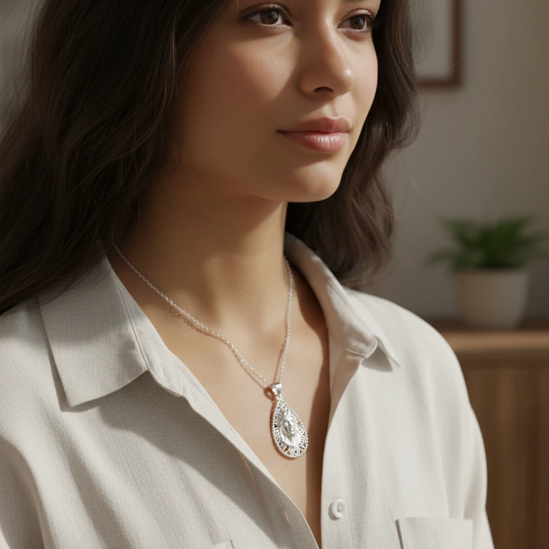 Ornate Jesus Christ pendant