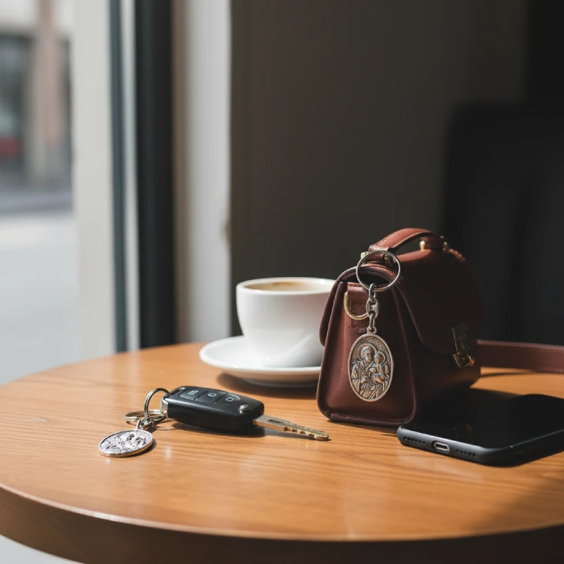 Saint Joseph keychain