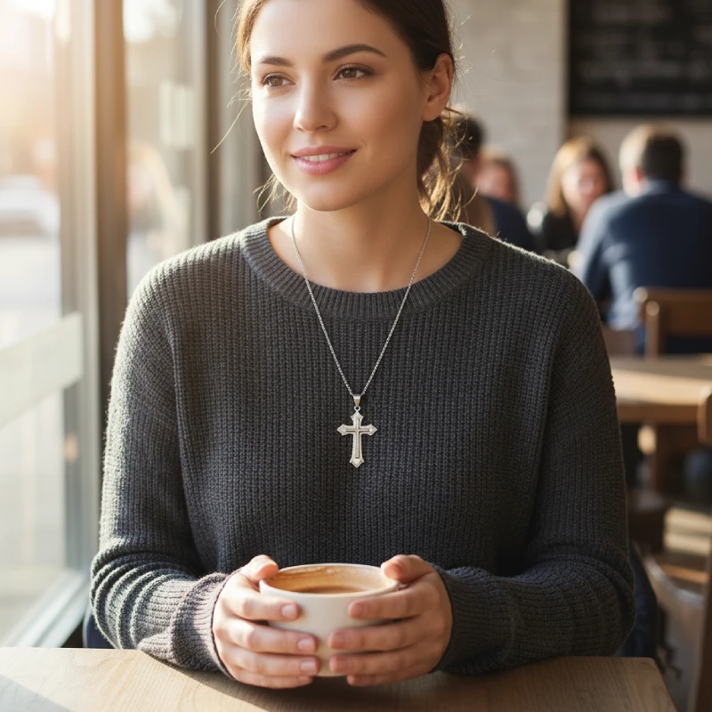 Sterling Silver Cross Necklace