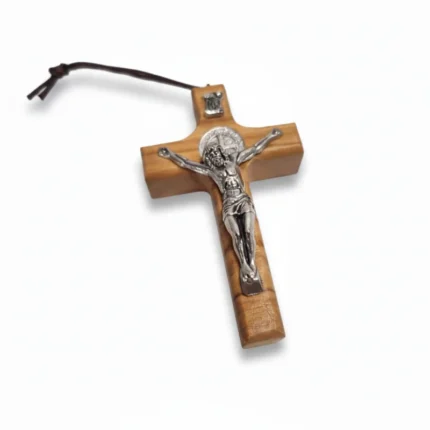 8 cm St. Benedict Olive Wood Cross