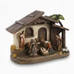 8 piece Holy Family Nativity figures for tabletop display