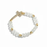 8mm glass bead bracelet