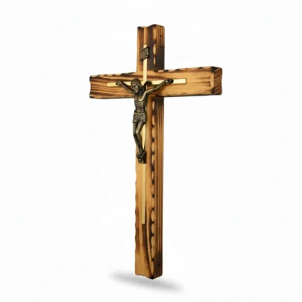 Burnt Wood Crucifix