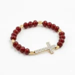 Crystal Cross Bracelet
