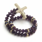 Crystal Cross Bracelet