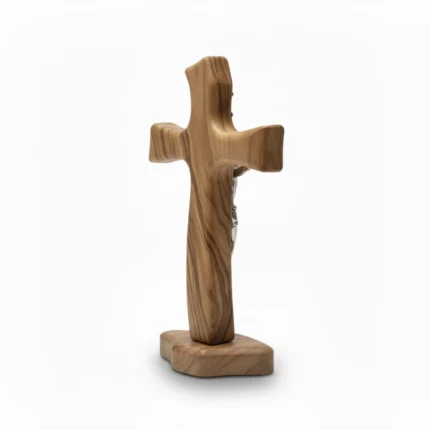 Handcrafted 10 cm St. Benedict Standing Crucifix