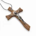 Handcrafted Olive Wood Storta Crucifix