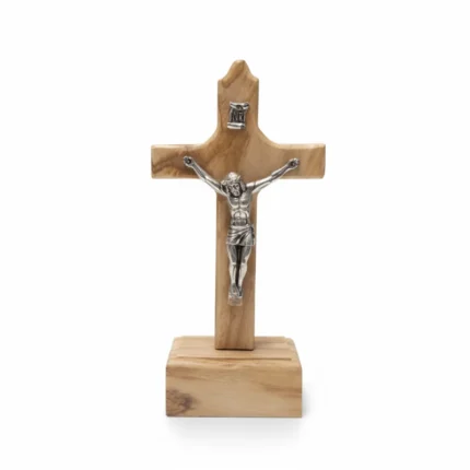 Italian Olive Wood Tabletop Cross