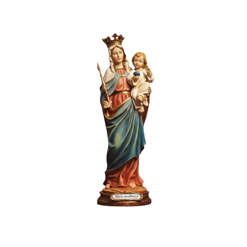 Mary Help of Christians and Child Jesus Resin Statue Mary Help of Christians and Child Jesus Resin Statue
