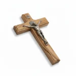 Olive Wood St. Benedict Crucifix 15 cm
