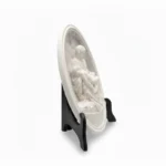 Pietà Religious Wall Plaque - 26 cm Oval Sculpture (1)
