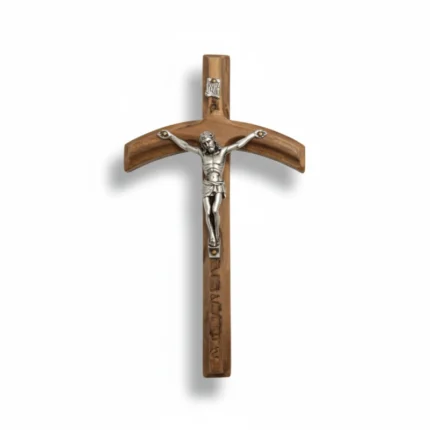 Roman Olive Wood Wall Crucifix