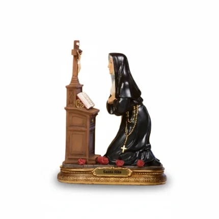 Saint Rita Kneeling in Prayer Statue