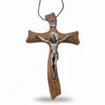 San Benedetto Olive Wood Crucifix