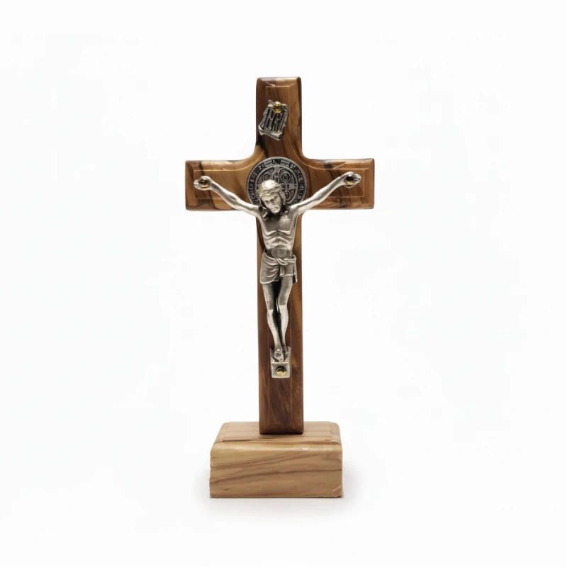 San Benedetto Standing Crucifix on Base San Benedetto Standing Crucifix on Base