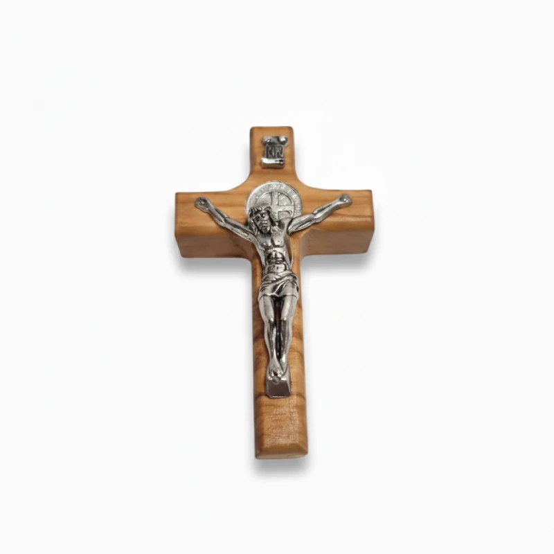 St Benedict Olive Wood Crucifix St Benedict Olive Wood Crucifix