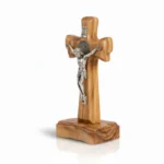 St. Benedict Tabletop Crucifix with Stand, 13 cm