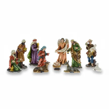 11 Piece Traditional Nativity Scene Set