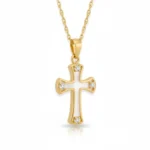 5-stone crystal cross necklace Price
