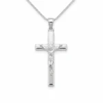 Classic Silver Crucifix Necklace Price