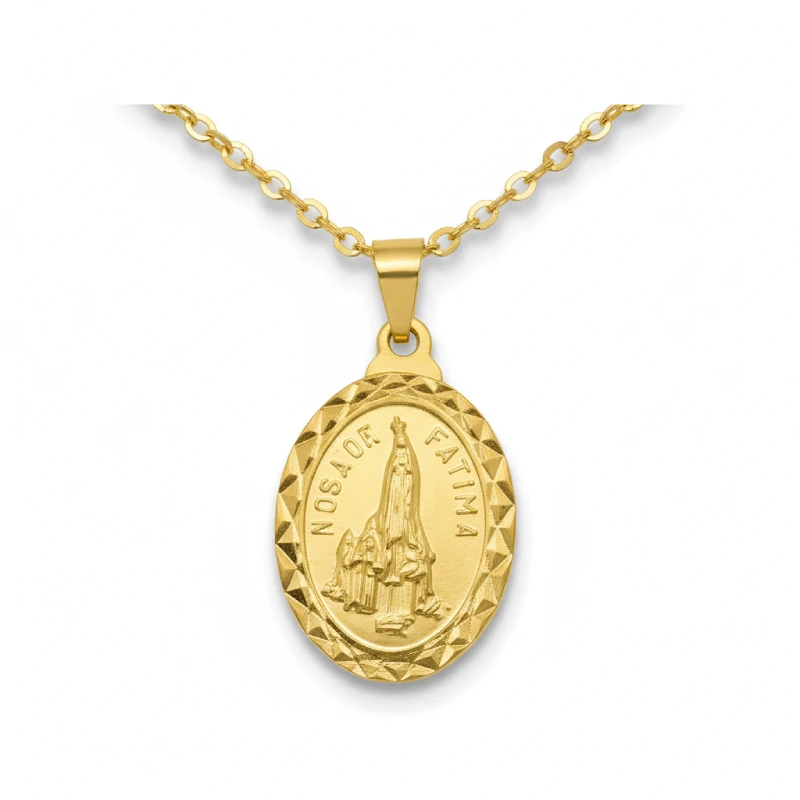 Fatima Apparition Pendant Necklace Fatima Apparition Pendant Necklace