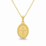 Gold Plated Cutting Necklace