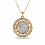 Gold Tone Saint Benedict Necklace