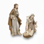 Holy Family Nativity Scene Statue Set in Marfinite