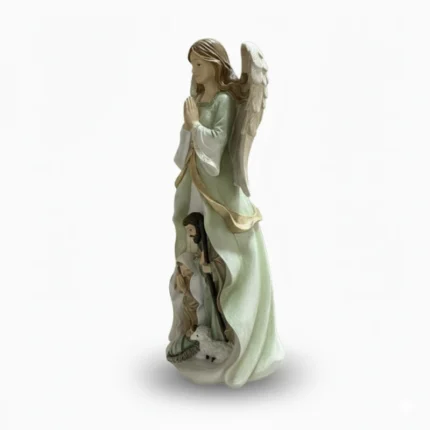 Holy Family Statue with Angel
