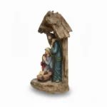 Holy Family with Stable Statue