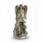 Marfinite Angel with Nativity Scene Figurine