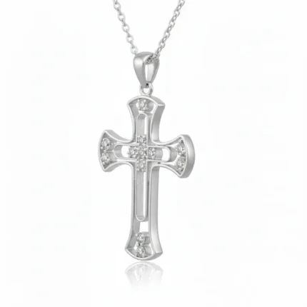 Modern Cross Necklace for Women
