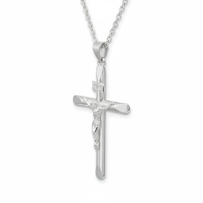 Polished Crucifix Pendant
