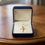 Polished Gold Crucifix