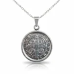 Saint Benedict Medal Pendant Necklace