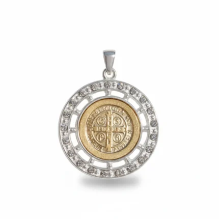 Saint Benedict Medal with Crystals