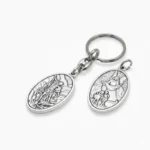 São Miguel e Anjo da Guarda Keychain