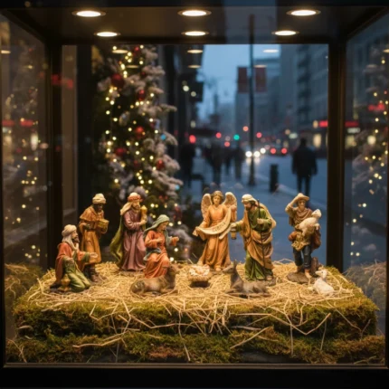 traditional nativity figurines