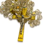 gold rosary necklace